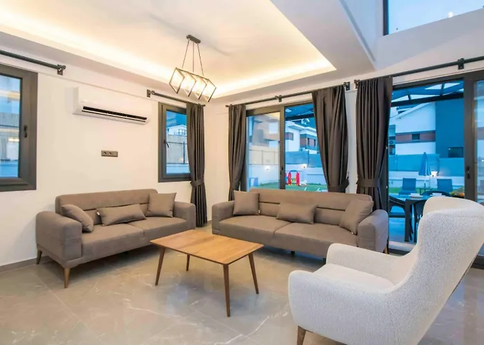 Willa Bahar 2 Triplex Luxury New In Fethiye Oludeniz! Ovacık